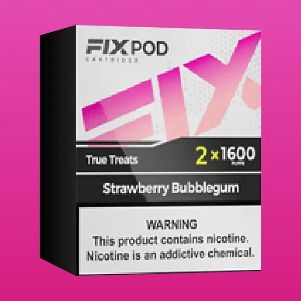 NASTY FIX POD Flavour Strawberry Bubblegum